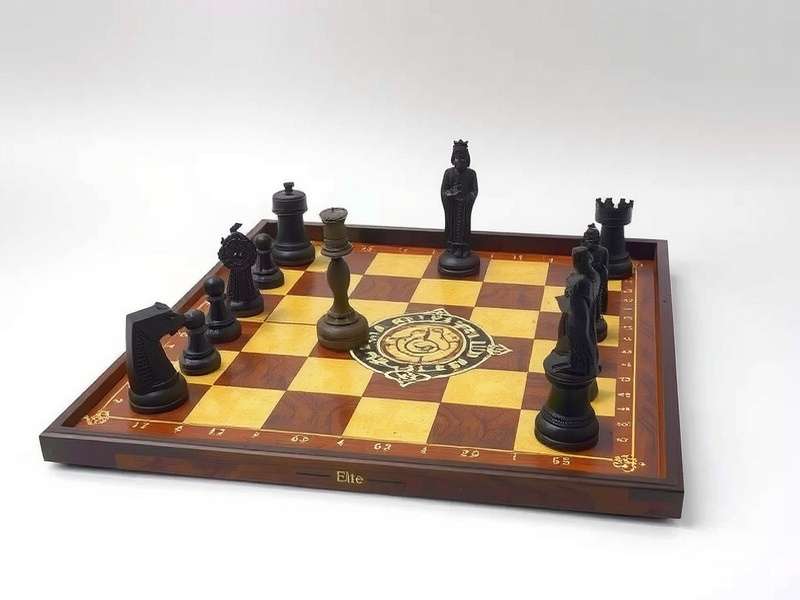 Sanyasi Chess Elite Game Board with Spiritual Symbols